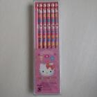 Heisei Retro Hello Kitty Sanrio Kakikata Pencils B Case 12 Pieces