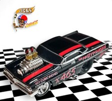 Muscle Machines 62 Pontiac Catalina Black Blown Dragster Pesky Poncho Hot Rod