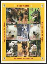 Niger Stamp 1009  - Dogs and Scouts emblem