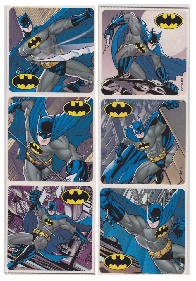 25 pegatinas de Batman, 2,5" x 2,5" cada una, favores de fiesta Foto 1 de 1