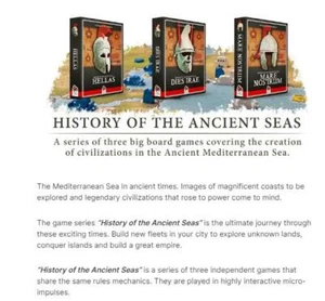 History of the Ancient Seas -Kickstarter Bundle: Hellas, Dies Irae, Mare Nostrum - Picture 1 of 1