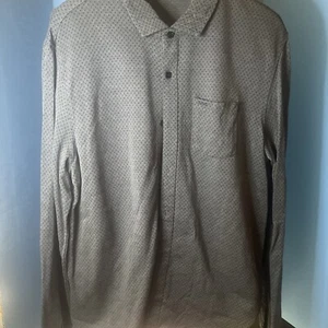 Michael Kors Button Down Shirt Black Size Large Long Sleeve Mens - Picture 1 of 10