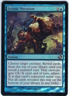 FOIL Erratic Mutation Planar Chaos Common – MTG Magic the Gathering Card - Image 1 of 2