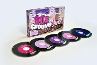 100 Greatest Hits Of The Eighties 80's Groove NEW 5xCD Eighties Pop Soul Dance Foto 1 de 4