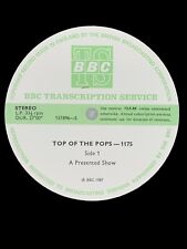 Top Of The Pops–1175, BBC Transcription, fully laminated cue sheets, UK, 1987