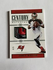 Jameis Winston Green /5 Logo Patch 2017 Panini National Treasures Buccaneers NFL