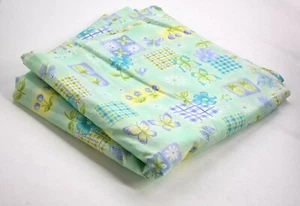 2004 J&E Design Fabrics by Spectrix Green Purple Blue Butterfly Baby 46" x 5 Yds - Picture 1 of 8