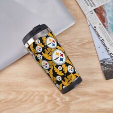 Pittsburgh Steelers Double Insulated Coffee Cup Car Travel Cup 400ml,fans Gift