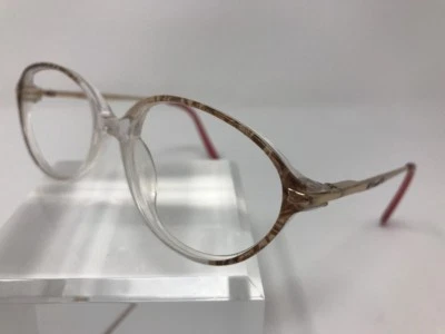  Óculos Nine West 52-16-130 ouro marrom cristal S636 - Imagem 1 de 4