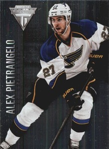 2013-14 Panini Titanium Blues Hockey Card #3 Alex Pietrangelo