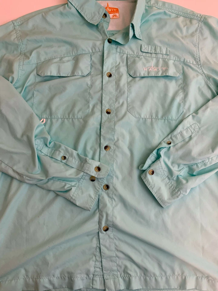 HABIT blue lightweight long sleeve UV shirt Men's XL - Image 1 of 3
