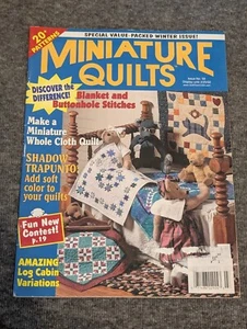 Miniature Quilts Magazine #58 2002 20+ Patterns Log Special Value Pack Winter - Picture 1 of 11
