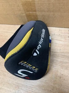 TaylorMade R500 Five Hundred Series Yellow Blue Tag Driver Headcover 4 - Picture 1 of 7