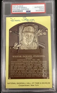 Postal Willie Stargell Firmada Oro de la Corta de la Corte Amarilla Piratas Autógrafo PSA/ADN - Imagen 1 de 2
