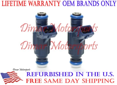 2 BOSCH Fuel Injectors For Polaris RZR Sportsman Ranger EFI 700 800 0280156208 - Image 1 of 4