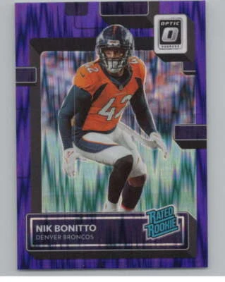2022 Donruss Optic Purple Shock #270 Nik Bonitto Rated Rookie RC V97991 - Image 1 of 2