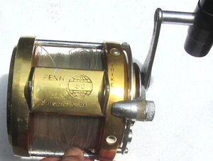 Penn International 50 Salzwasser Angelrolle funktionstüchtig Teile oder Reparatur - Bild 1 von 5