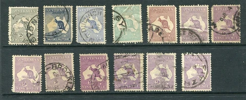 Australia Collection of Kangaroos See Description CV $205.00 Cover