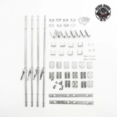 Full Metal Accessories Set KIT for Tamiya 1/14 RC Tractor Trailer Container Door - Image 1 of 4