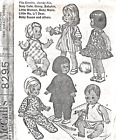 Vintage Pattern to Make Clothes for Small Dolls-7"-8.75"-Ginny Suzy Cute Ginette