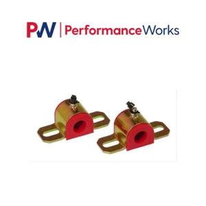 Prothane 19-1167 Greaseable Sway Bar Bushings 24mm (0.94 in) Red Universal Fit - Picture 1 of 12