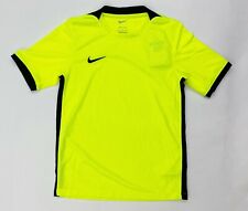 Nike Boys DriFit Dh8368 702 Short Sleeve Neon-yellow Activewear Top Size Medium