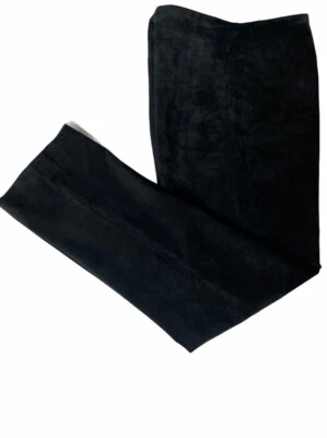 Замшевые черные кожаные брюки Revue размер 10 с подкладкой - Изображение 1 из 4