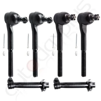 Manguito de ajuste de extremos de varilla de amarre de suspensión de 6 piezas para Chevrolet Impala 1965-1968 Foto 1 de 4