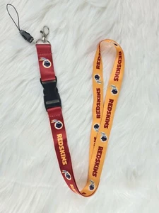 🔥NEW🔥 Washington Football Team Redskins KeyChain Badge Holder NFL Lanyard Clip - Picture 1 of 1