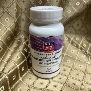 Rite Aid Natural Glucosamine Chondroitin 500mg 60 Tablets - Picture 1 of 6