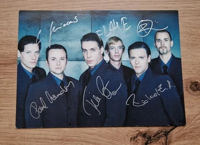 Rammstein autograph card (from Mutter era) - Image 1 of 2