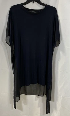 Blusa transparente negra AllSaints para mujer talla 8 Foto 1 de 4