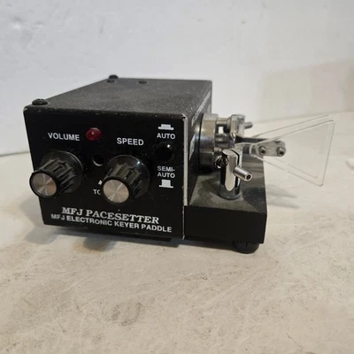 Bencher MFJ Pacesetter Keyer Paddle. Untested. As-Is. - Image 1 of 4