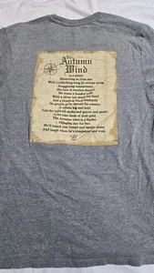 Las Vegas Raiders Autumn Wind Poem Shirt Herren M 47 Brand grau NFL Football Tee - Bild 1 von 6