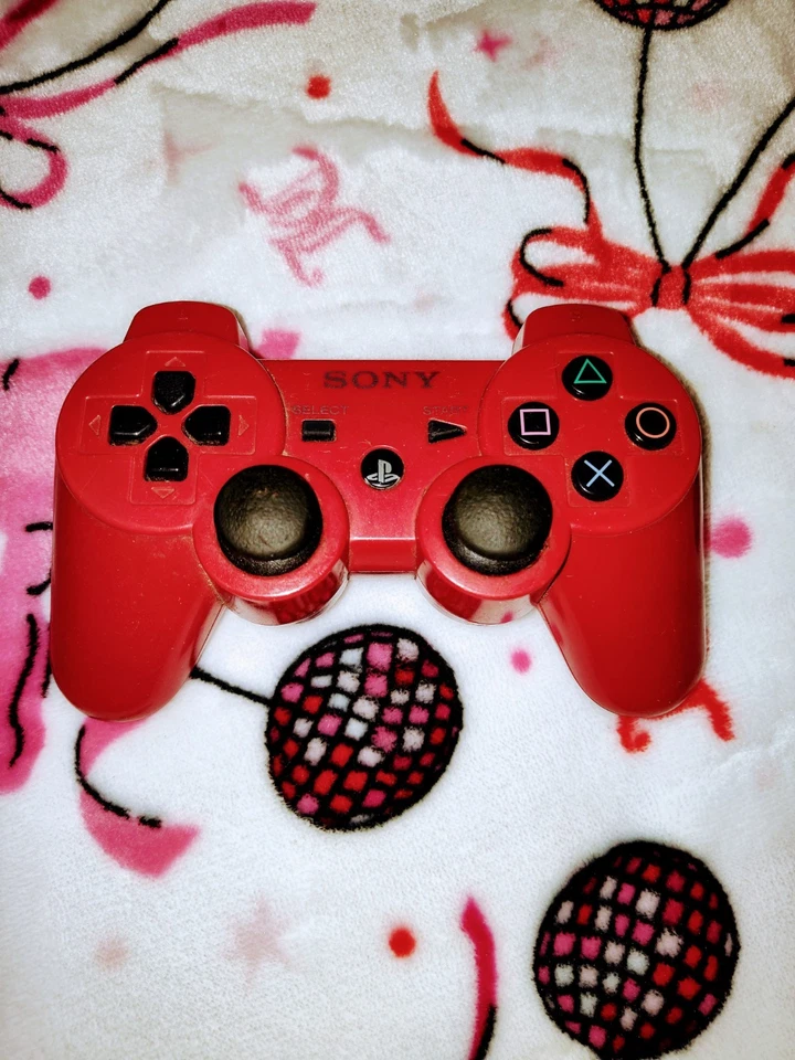 Controlador rojo OEM Sony Playstation 3 DualShock 3 PS3 para piezas Foto 1 de 1