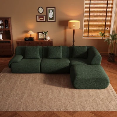 Sectional Sofa Free Combination Sofa DIY Sofa L-shaped Sofa Divan Bed Floor Sofa - Image 1 of 4