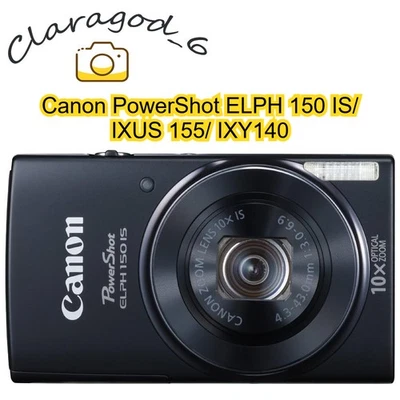 Canon PowerShot ELPH 150 IS/IXUS 155/IXY140 Digital Camera 20MP English Language - Image 1 of 4