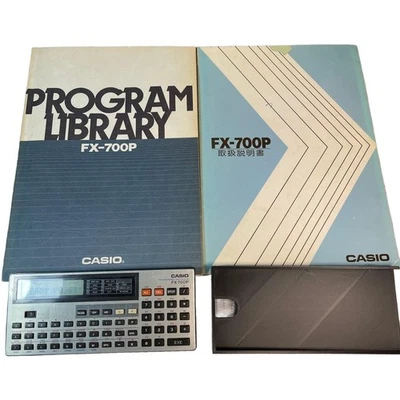 CASIO FX-700P Program Calculator Pocket Computer VINTAGE 1983 BASIC Fully Workin - Image 1 of 4