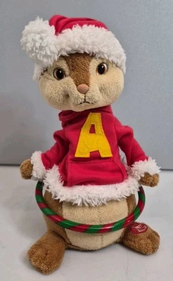 Alvin Chipmunk Sings “Hula Hoop”Christmas Animated Plush  - Image 1 of 4