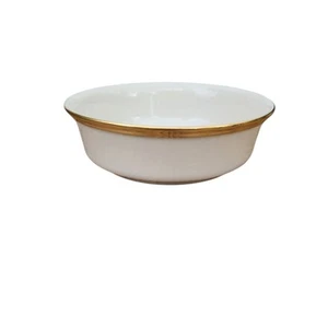 Lenox Eternal Obst/Saucenschale 5 3/8 USA Creme Gold Neu CA - Bild 1 von 3