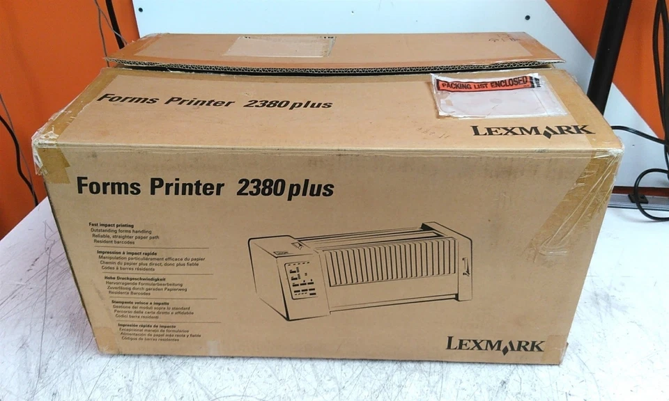 NEW Lexmark 2380 Plus Impact Dot Matrix Forms Printer OPEN BOX  - Image 1 of 4