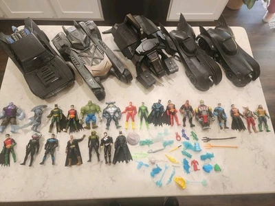 Batman DC Spin Master enorme figura de acción y vehículo lote 3,75"  Foto 1 de 4