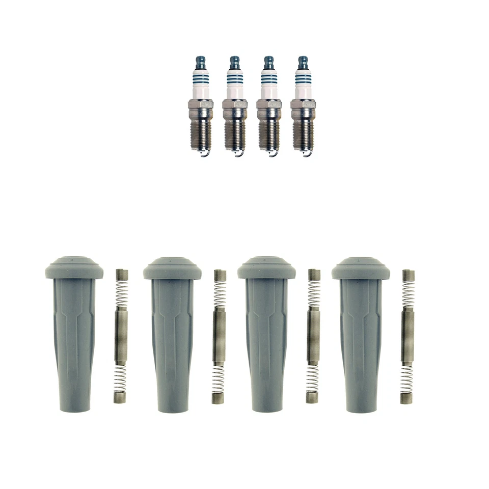 Kit de botas Denso 4 velas de ignição de irídio e NGK 4 bobinas para Ford C-Max 2.0L L4 2013 - Imagem 1 de 1