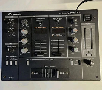 Pioneer DJM-300 2-Channel Professional DJ Mixer, Black - Image 1 of 4