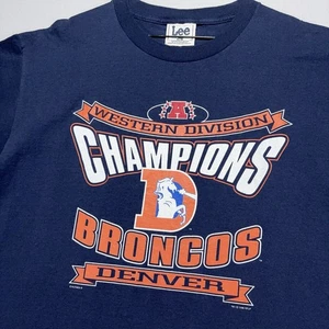 Vintage 1996 Denver Broncos Shirt - Western Division Champions - DEADSTOCK - Herren XL - Bild 1 von 6
