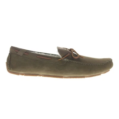 Chinelo Rockport Rhyder Tie CI7200 Masculino Marrom Nubuck Mocassim Sapatos 8 - Imagem 1 de 4
