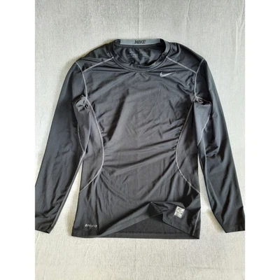 Nike Pro Combat Dri-Fit Men Small Fitted Performance Spandex T-Shirt Long Sleeve - Image 1 of 4