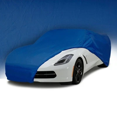 Cubierta de coche interior universal semi personalizada azul Corvette 1953-2021 638504 Foto 1 de 4