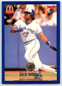 1993 Donruss McDonald's Toronto Blue Jays Great Moments ! 1986- Toronto Blue - Picture 1 of 2