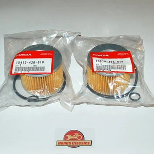 Honda CB400F Cuatro 400/4 Original OEM 15410-426-010 Aceite Motor Filtro X 2. - Picture 1 of 2